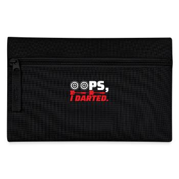 Oops I Darted Arrow Bullseye Dart - Pencil Case - black - Front