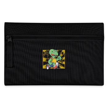 Darting Arrow Dartist Darted Turtle Dart - Pencil Case - black - Front