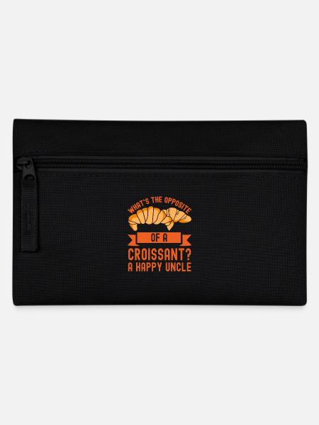 Croissant Happy Uncle Patissier Backen - Federtasche - Schwarz