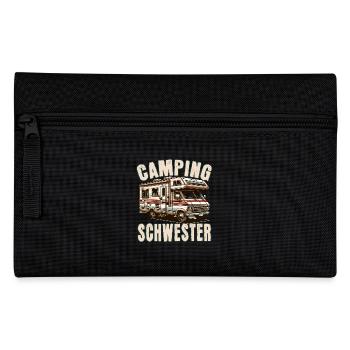 Camping Schwester - Federtasche - Schwarz - Vorne