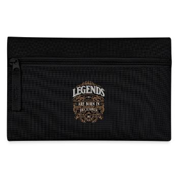 1993 December born Birthday Year of birth - Pencil Case - black - Front