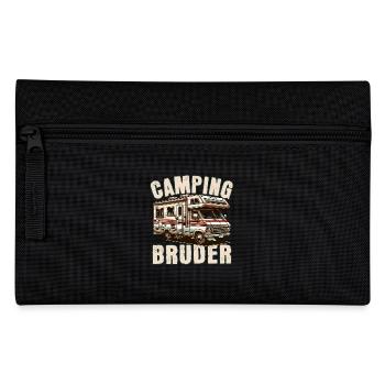 Camping Bruder - Federtasche - Schwarz - Vorne