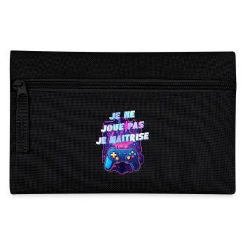 Gamer humour passionné de jeux vidéo geek gaming - Trousse - noir - Devant