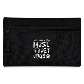 Écoutez de la musique pour les chiens de compagnie - Trousse - noir - Devant