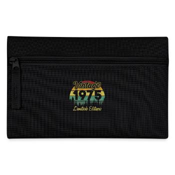 Vintage 1975 limitierte Auflage - Federtasche - Schwarz - Vorne