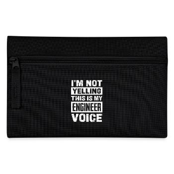 I'm Not Yelling This My Engineer Voice - Federtasche - Schwarz - Vorne