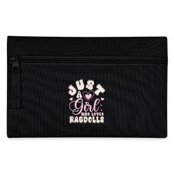 Just A Girl Who Loves Ragdolls Cat Kitten Mother - Pencil Case - black - Front