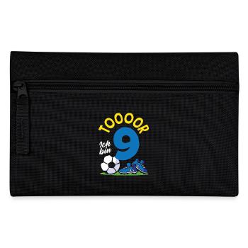 Goal Football I'm 9 Children's Birthday Party - Pencil Case - black - Front