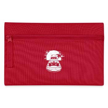 Skateboarding Sketch - Pencil Case - red - Front