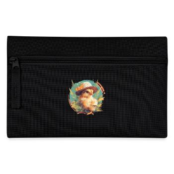 Rooster Roosters Rooster - Pencil Case - black - Front