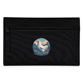 Rooster Roosters Rooster - Pencil Case - black - Front