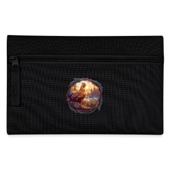 Rooster Roosters Rooster - Pencil Case - black - Front