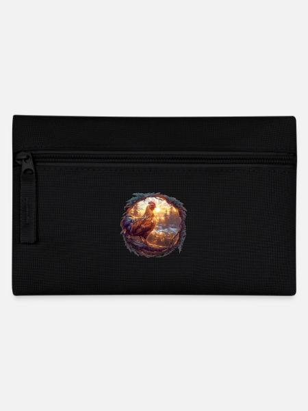 Rooster Roosters Rooster - Pencil Case - black