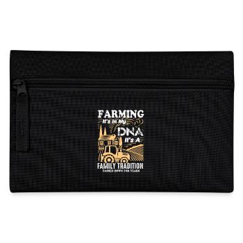 Farming It's In My DNA Cool Farmer - Pencil Case - black - Front