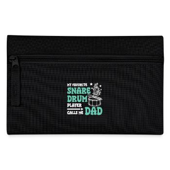 My favorite snare drum player calls me dad - Federtasche - Schwarz - Vorne