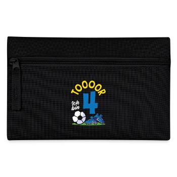 Goal Football I'm 4 Children's Birthday Party - Pencil Case - black - Front