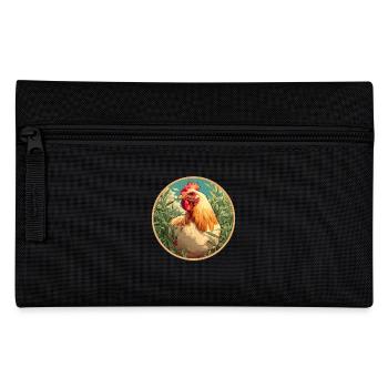 Rooster Roosters Rooster - Pencil Case - black - Front