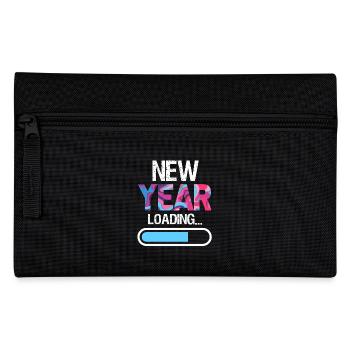 New Year Loading Happy New Year New Year's Eve - Pencil Case - black - Front