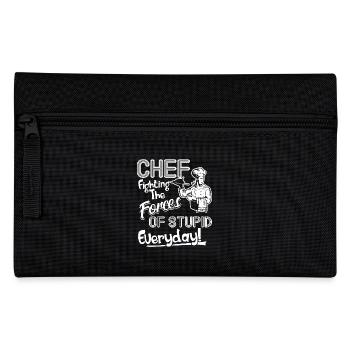 Chef Fighting The Forces - Pencil Case - black - Front