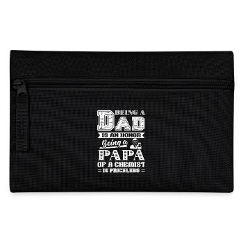 Being A Papa Of A Chemist Is Priceless - Pencil Case - black - Front