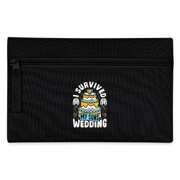Groom Mother Surviving My Son's Wedding - Pencil Case - black - Front