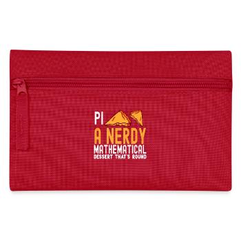 Pi Nerdy Mathematical Dessert Baking - Trousse - rouge - Devant