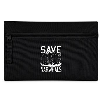 Narval Les poissons narvals sauvent les narvals - Trousse - noir - Devant