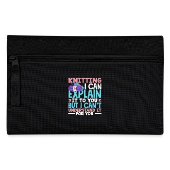 Stricken Ich Kann Es Erklären Aber Nicht Verstehen - Federtasche - Schwarz - Vorne