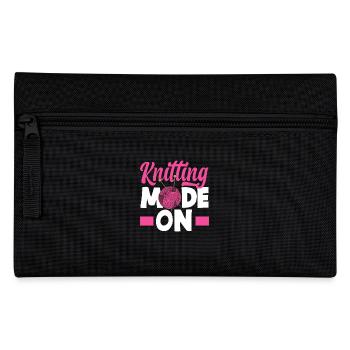 Knitting Knitting Lover - Pencil Case - black - Front
