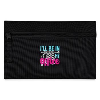 Knitting: I'm In My Office - Pencil Case - black - Front