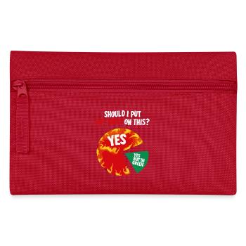 Design for passionate sauce fans - Pencil Case - red - Front