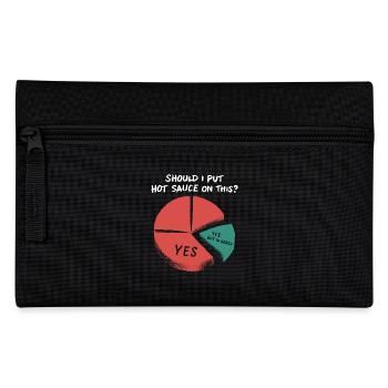Witziges Design für Hot-Sauce-Liebhaber - Federtasche - Schwarz - Vorne