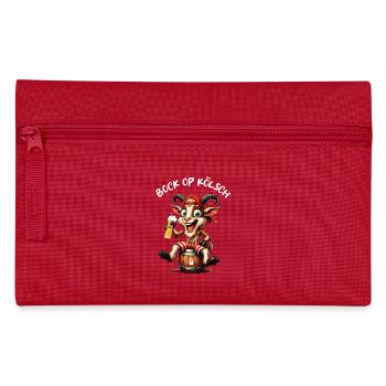 Carnaval Cologne Kölsch Bock Kölle Alaaf Dom Lustig - Trousse - rouge - Devant