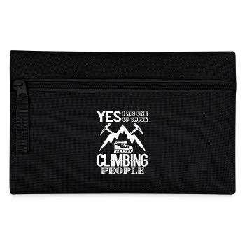 Climbing I am One Of Those Climbing People - Pencil Case - black - Front