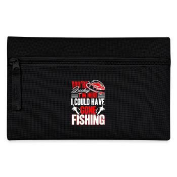 Fishing I Could Have Gone Fishing - Pencil Case - black - Front