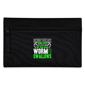 Fishing I Like It When She Bends Over - Pencil Case - black - Front