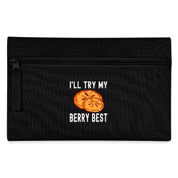 Patissier Ich probiere meine Berry Best Baking - Federtasche - Schwarz - Vorne