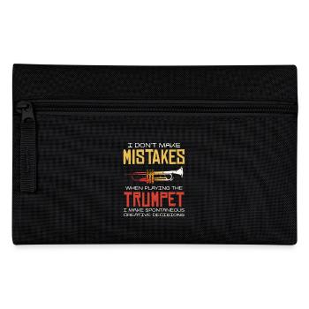 No mistakes when playing the trumpet creatives - Pencil Case - black - Front