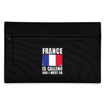 Frankreich Ruft Und Ich Muss Gehen - Federtasche - Schwarz - Vorne