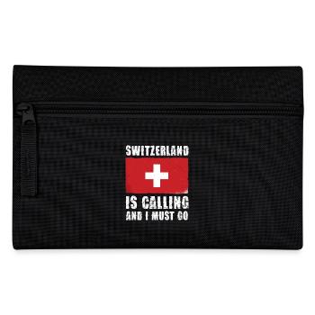 La Suisse m’appelle et je dois y aller - Trousse - noir - Devant