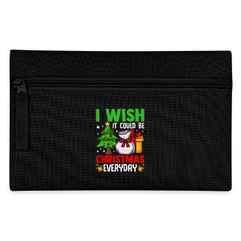 I Wish It Could Be Christmas Everyday Santa Tree - Pencil Case - black - Front
