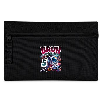 Astronaute 5e anniversaire Espace - Trousse - noir - Devant