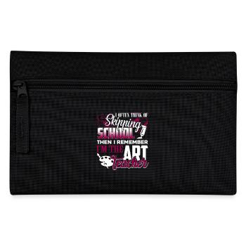 I Am The Art Teacher - Pencil Case - black - Front