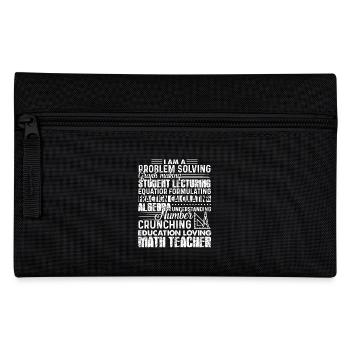 Proud To Be Math Teacher - Pencil Case - black - Front