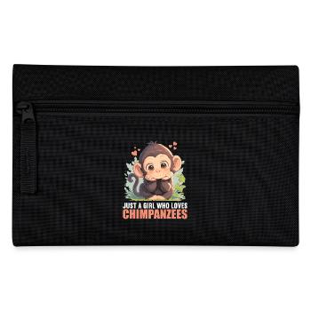 Chimpanzé Schimpansen Schimpanse - Trousse - noir - Devant