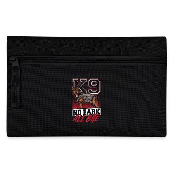Police and Shepherd Dog - Pencil Case - black - Front