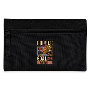 Hockey Thanksgiving Turkey Hockey - Pencil Case - black - Front
