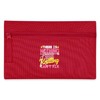 Stricken Kann Alles Reparieren - Federtasche - Rot - Vorne