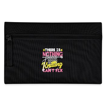 Le tricot peut tout arranger - Trousse - noir - Devant