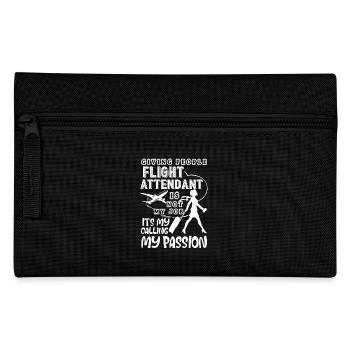Flight Attendant Flight Attendant Is My Passion - Pencil Case - black - Front